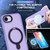 iPhone 17e / 16e Skin-feel MagSafe Holder PC Hybrid TPU Phone Case - Purple