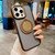 iPhone 17e / 16e Skin-feel Two-color Edge Strips 360 MagSafe Holder Phone Case - Desert Gold