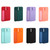 iPhone 17e / 16e Slid Camera Shield Liquid Silicone TPU Phone Case - Black