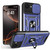 iPhone 17e / 16e Sliding Camera Cover Design TPU+PC Phone Case - Blue