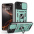 iPhone 17e / 16e Sliding Camera Cover Design TPU+PC Phone Case - Green