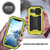 iPhone 17e / 16e Sliding Camera IP68 Waterproof Holder Phone Case - Yellow