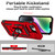 iPhone 17e / 16e Sliding Camshield Holder Phone Case - Red