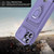 iPhone 17e / 16e Sliding Camshield Magnetic Card Holder Silicone Phone Case with Lanyard - Light Purple