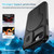 iPhone 17e / 16e Sliding Camshield MagSafe Holder Phone Case - Black