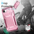 iPhone 17e / 16e Sliding Camshield Phone Case - Pink + Rose Red