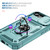 iPhone 17e / 16e Sliding Camshield TPU + PC Phone Case with Holder - Green