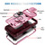 iPhone 17e / 16e Sliding Camshield TPU + PC Phone Case with Holder - Pink+Rose Red