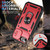 iPhone 17e / 16e Sliding Camshield TPU + PC Phone Case with Holder - Red+Black