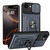 iPhone 17e / 16e Sliding Camshield TPU+PC Phone Case with Card Slot - Grey