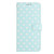 iPhone 17e / 16e Small Dots Pattern Vegan Leather Phone Case - Light Blue
