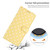iPhone 17e / 16e Small Dots Pattern Vegan Leather Phone Case - Yellow
