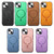 iPhone 17e / 16e Solid Color Retro Magsafe PU Back Cover Phone Case - Pink