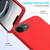 iPhone 17e / 16e Solid Color Silicone Phone Case - Red