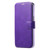 iPhone 17e / 16e Splitable Electroplated MagSafe RFID Anti-theft Leather Phone Case with Lens Film - Purple