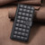 iPhone 17e / 16e Square Texture Leather Phone Case - Black