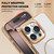 iPhone 17e / 16e Star Shield Thin Circle MagSafe Phone Case - Light Blue