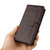 iPhone 17e / 16e Stitched Magnetic Buckle Leather Phone Case - Coffee