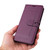 iPhone 17e / 16e Stitched Magnetic Buckle Leather Phone Case - Purple
