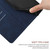 iPhone 17e / 16e Stitching Embossed Leather Phone Case - Blue