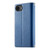 iPhone 17e / 16e Stitching Multi-card Zipper Wallet Leather Phone Case with Short Strap - Dark Blue
