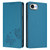 iPhone 17e / 16e Strong Magnetic Dual Butterfly RFID Vegan Leather Phone Case - Lake Blue