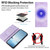 iPhone 17e / 16e Strong Magnetic Dual Butterfly RFID Vegan Leather Phone Case - Light Purple
