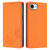 iPhone 17e / 16e Strong Magnetic Dual Butterfly RFID Vegan Leather Phone Case - Orange