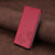 iPhone 17e / 16e Strong Magnetic Dual Butterfly RFID Vegan Leather Phone Case - Red