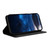 iPhone 17e / 16e Strong Magnetic Frosted Flip Leather Phone Case - Black