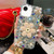 iPhone 17e / 16e Sunflower Holder Hand-set Diamond PC Phone Case - White