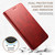 iPhone 17e / 16e Suteni Calf Texture Horizontal Flip Leather Phone Case - Red