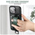 iPhone 17e / 16e Suteni H13 Card Wallet Wrist Strap Holder PU Phone Case - Black