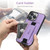 iPhone 17e / 16e Suteni H13 Litchi Leather Wrist Strap Wallet Back Phone Case - Purple