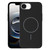 iPhone 17e / 16e Thin Circle PC Injection MagSafe Phone Case - Black