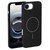 iPhone 17e / 16e Thin Circle PC Injection MagSafe Phone Case - Black