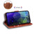 iPhone 17e / 16e Tiger Embossing Pattern Leather Phone Case - Brown