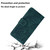 iPhone 17e / 16e Tiger Embossing Pattern Leather Phone Case - Green