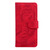 iPhone 17e / 16e Tiger Embossing Pattern Leather Phone Case - Red