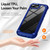 iPhone 17e / 16e TPU + PC Lens Protection Phone Case - Blue
