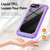 iPhone 17e / 16e TPU + PC Lens Protection Phone Case - Purple