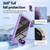 iPhone 17e / 16e TPU + PC Lens Protection Phone Case - Purple