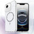iPhone 17e / 16e Transparent MagSafe Glitter Powder Acrylic Phone Case - White