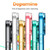 iPhone 17e / 16e Transparent MagSafe Glitter Powder Acrylic Phone Case - White