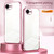 iPhone 17e / 16e Transparent Plating Fine Hole Phone Case - Pink