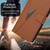 iPhone 17e / 16e Triangle Pattern Buckle Clasp Leather Phone Case - Brown
