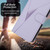 iPhone 17e / 16e Triangle Pattern Buckle Clasp Leather Phone Case - Light Purple