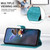 iPhone 17e / 16e Triangle Solid Color Leather Phone Case - Green