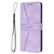 iPhone 17e / 16e Triangle Solid Color Leather Phone Case - Purple