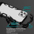 iPhone 17e / 16e Trigger Design Hollow Metal Frame Phone Case with Lanyard - Black